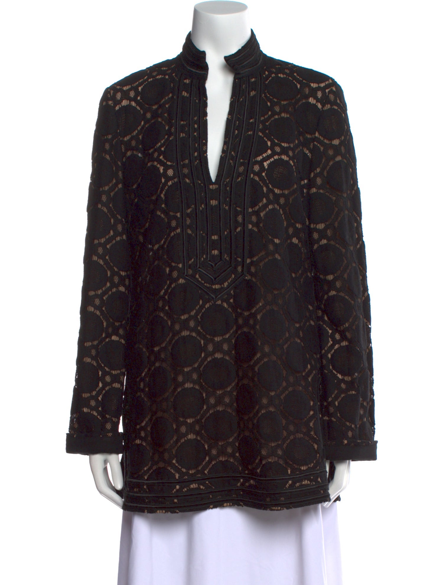 Tory Burch Printed V-Neck Tunic